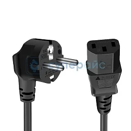 Кабель питания IEC C13 - Евровилка, 1.4м фото