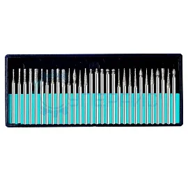 Боры алмазные HiLDA, набор 30 шт фото