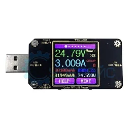 USB тестер емкости аккумуляторов JUWEI ATORCH A3 фото