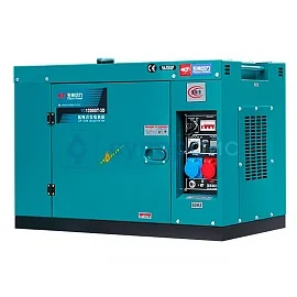 Промышленный генератор Yuchai power 12 кВт в шумозащитном корпусе 220/380 В фото