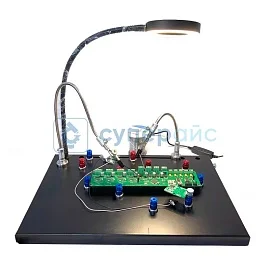 Держатель печатной платы JOYWES MC017 с лупой фото