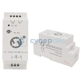 Импульсный источник питания под ДИН рейку Yueyu YDR-24V-5A фото