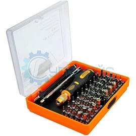 Отвертка с набором бит и торцевых головок JAKEMY JM-8127 53 в 1 фото