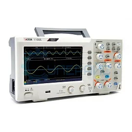 Двухканальный осциллограф цифровой VICTOR 1100S (2 канала, 100 МГц) фото