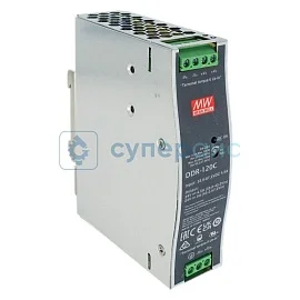 Стабилизатор питания на ДИН-рейку MEAN WELL DDR-120C-12 (33.6-67.2Vdc) фото