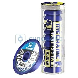 Оплетка для удаления припоя MECHANIC DW50 2,5 мм, 2,5 м (10 рулонов) фото