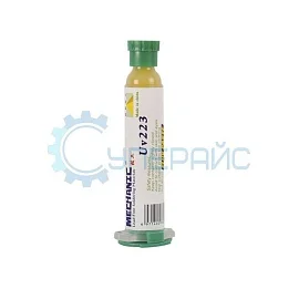 Флюс для пайки микросхем MECHANIC Uv223 (10 мл, в шприце) фото