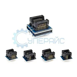 Переходники для программирования микросхем в корпусах SOP8/16/20/28 (5 шт.) фото