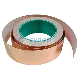 Самоклеящаяся лента из медной фольги Qingchen 10 мм х 15 м х 0,15 мм фото