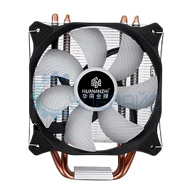 Процессорный кулер HUANANZHI A500, 4 медные тепловые трубки фото
