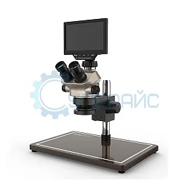 Видеомикроскоп тринокулярный Baku BA-012 с монитором 7 дюймов фото