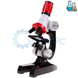 Детский микроскоп с набором микропрепаратов 100x-1200x фото