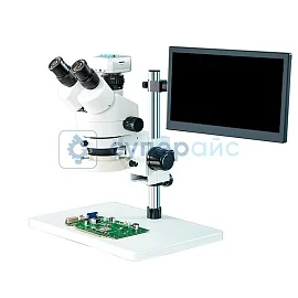 Тринокулярный стереомикроскоп c 14-дюймовым дисплеем LEYES G01-3 фото