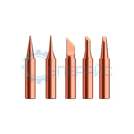 Набор паяльных жал 5 шт медные фото