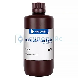 Смола светоотверждаемая Anycubic DLP Craftsman Resin, черная, 1 кг фото