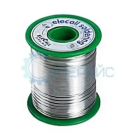 Припой бессвинцовый проволочный с канифолью (олово Sn 99.3%, ELECALL, 1.2 мм, 450 г) фото