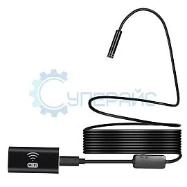 Видеоэндоскоп WiFi HD720P (беспроводной гибкий эндоскоп, 3,5 м) фото