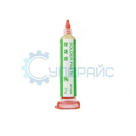 Флюс ATTEN AT-H20 с толкателем и иглой (20 г, в шприце) фото