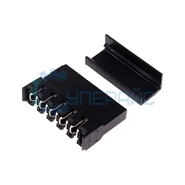 Разъем питания SATA 15 pin c крышкой на 90 градусов фото