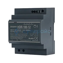 Стабилизатор питания на DIN-рейку ZGQNYI HDR-100-12 фото