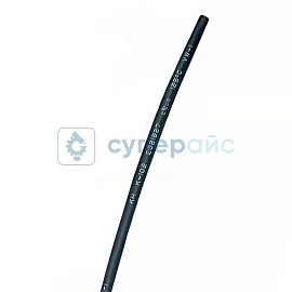 Черная термоусадочная трубка 16мм/10м фото