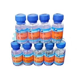 Шариковые выводы для BGA микросхем MECHANIC (набор 9 банок по 10000 шт) фото