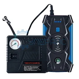 Автомобильное пусковое устройство HELLOLEIBOO JX-13 (12 В/900 А) с компрессором фото