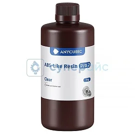 Фотополимерная смола Anycubic ABS-Like Resin Pro 2, прозрачная, 1 кг фото