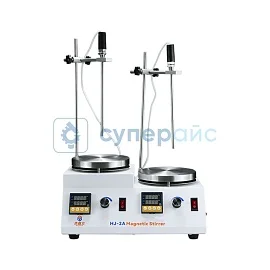 Цифровая мешалка с нагревом Dingxinyi HJ-2A фото