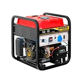 Генератор инверторный Junchai 4500Вт в открытом корпусе с электростартером фото