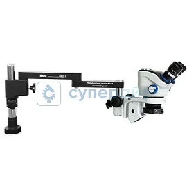 Тринокулярный микроскоп на выносном штативе Kaisi TX-350E Ver1.2 с камерой 40 мп фото