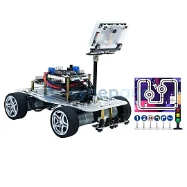 Четырехколесная машина YaboSmart Intelligent STM32 Trolley AI фото