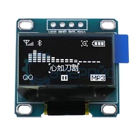 OLED дисплей 0.96 дюйма 128x64, I2C IIC, белый, модуль для Arduino фото