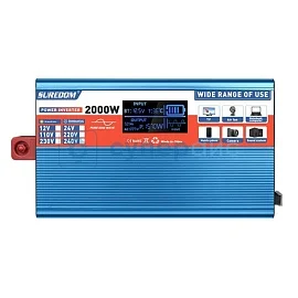 Чистый синусоидальный инвертор SUREDOM 2000W (12В - 220В, 2000 Вт) фото