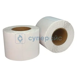 Термоэтикетки 58x40 мм, 2 рулона, ЭКО, 700 этикеток, без печати, со втулкой фото
