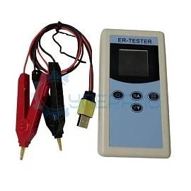 Тестер сопротивления аккумуляторов ER-1E с зажимами Кельвина фото