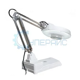 Бестеневая настольная лупа с LED-подсветкой ZQ-86CY 10X, 20X фото