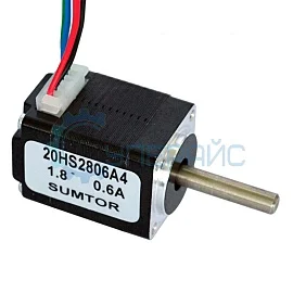 Шаговый двигатель SUMTOR 20HS2806A4 (NEMA 8) фото