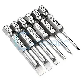 Биты с прямым шлицем BROPPE SL 6 шт фото