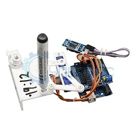 Пишущий робот-часы Plotclock DIY конструктор с контроллером, совместимым со средой Arduino фото