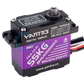 Сервомотор YANTRS BHS4055MGX (180°, 55 кг*с*см) со степенью защиты IP67 фото