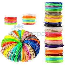 PLA пластик для 3D ручки, набор из 80 цветов (400 метров) фото