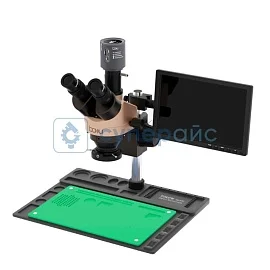 Тринокулярный стереоскопический микроскоп Baku BA-011 фото