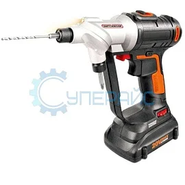 Дрель-шуруповерт с двумя патронами и сумкой фото