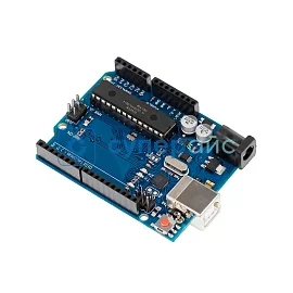 Arduino-совместимый программируемый контроллер UNO R3 (ATMEGA16U2 + MEGA328P) фото