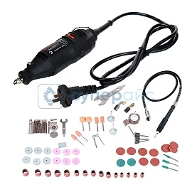 Электрическая шлифмашинка VICOVER 130 Вт (90 в 1) с гибким валом фото