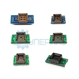 Набор адаптеров для микросхем в корпусе PLCC (6 в 1) фото