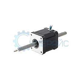 Шаговый электродвигатель с вал-гайкой UMot 42HSС6401 Tr8 * 4 (NEMA 17) фото