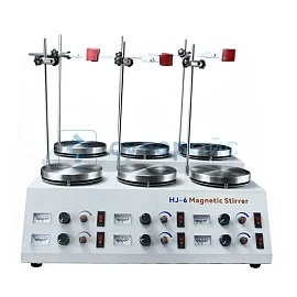 Шестиканальная лабораторная мешалка Dingxinyi HJ-6 фото