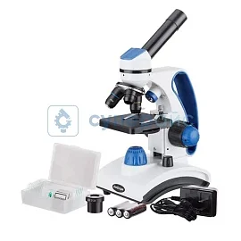 Монокулярный учебный микроскоп AmScope M162C-2L-PB10-V287 фото